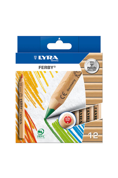 LYRA Ferby Nature Coloured Pencils - Pack of 12