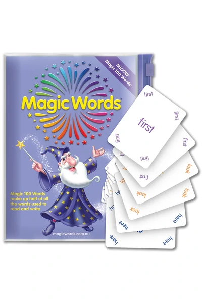 Magic 100 Words - Playing Cards (1-100)