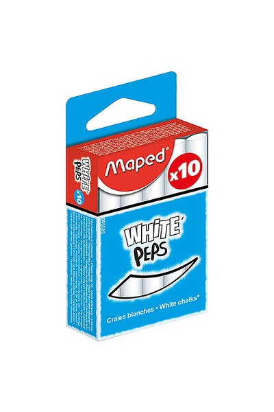 Maped Chalk - White: Pack of 10