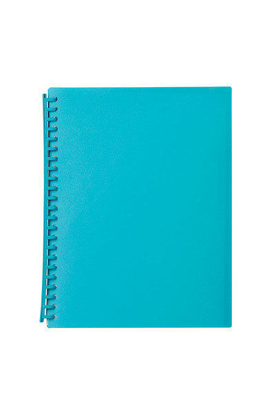 Marbig Display Book (A4) - 20 Pocket Refillable Translucent: Marine