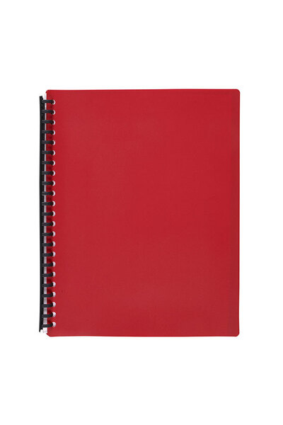 Display Book A4 40 Inserts Red