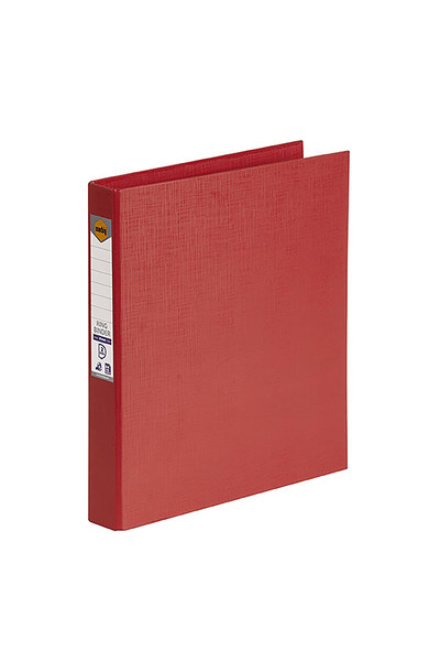Marbig Binder (A4) - PE 2 D-Ring 25mm: Red