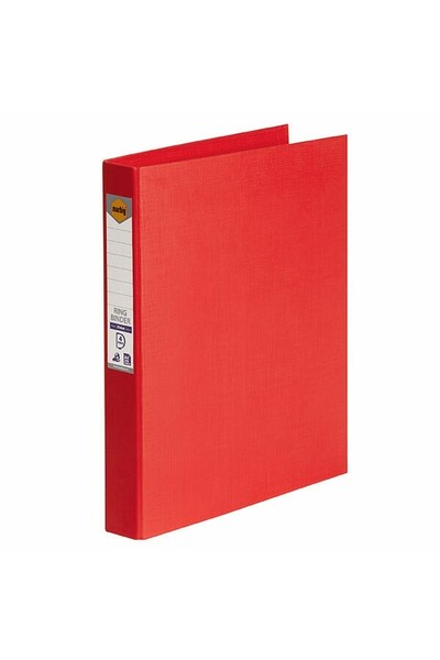 Marbig Binder A4 - PE 4 D-ring 25mm (Red)