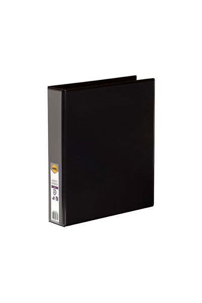 Marbig Insert Binder: Clearview A4 - 2 D-Ring 38mm (Black)