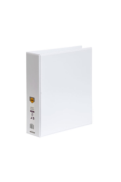 Marbig Binder Insert (A4 Clearview) - 2 D-Ring 50mm: White