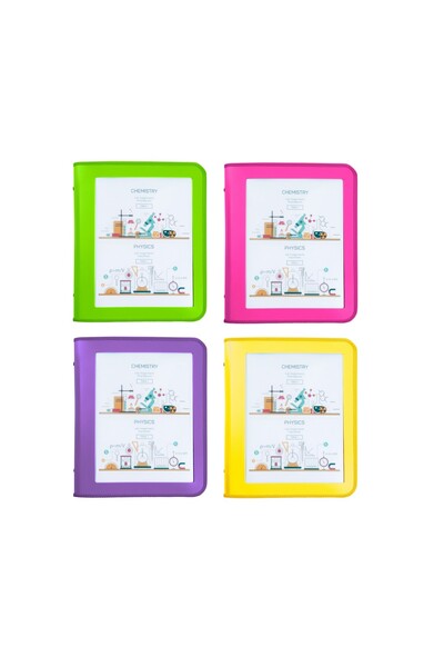 Marbig Binder - A4 2D 25mm Insert Cover: Bright Colours Assorted (Box of 10)