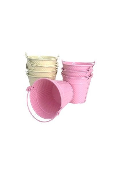 Metal Planters - Pack of 8