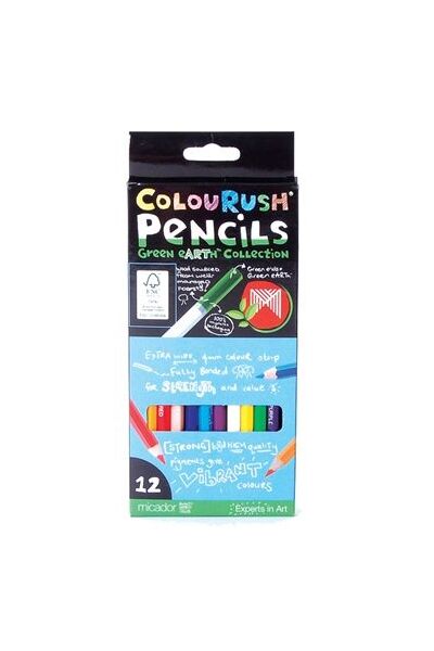 Pencils-Coloured Colourush (Pack of 12)
