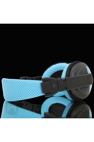 MConnected Headphones - Over Ear Soundstorm Headphones with Remote: Blue