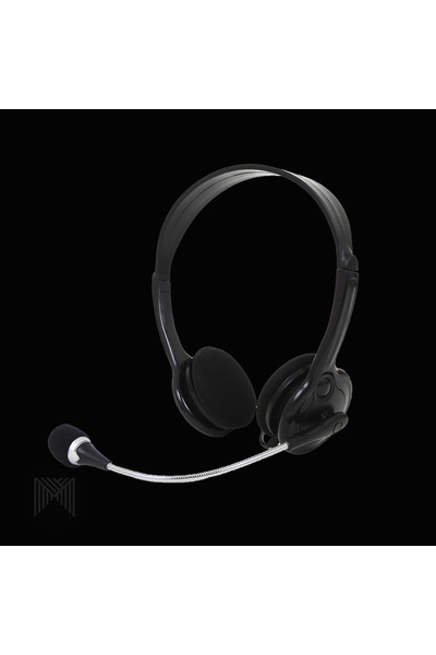 MConnected Headphones - Multimedia On Ear Headsets (with Mic): Black