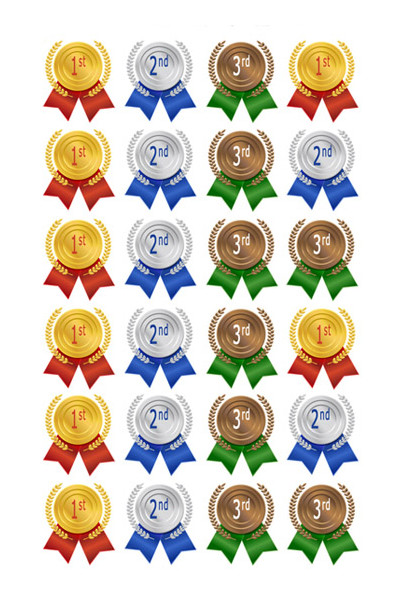 Sport Medals Reward Stickers