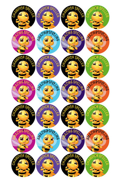 Champion Speller Reward Stickers