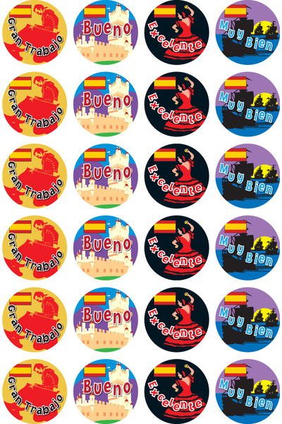 Spanish Language Stickers (Previous Design)