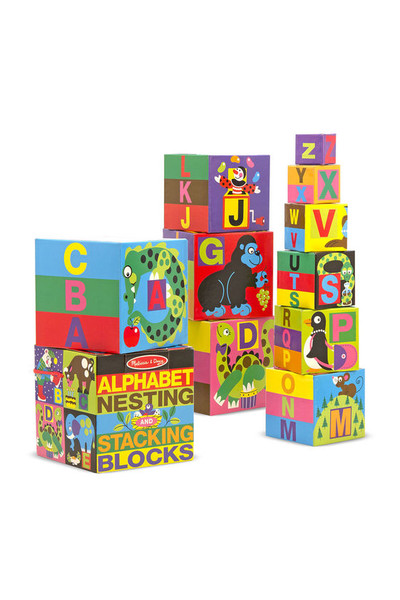 Alphabet Nesting and Stacking Blocks
