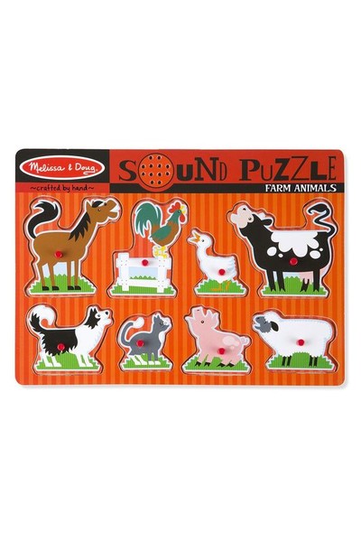 Sound Puzzle Farm Animals Melissa Doug MND726 Educational Resources and Supplies Teacher Superstore