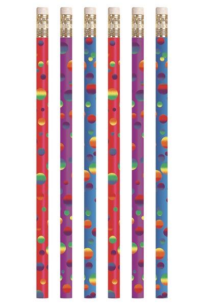 Polka Dots Pencils - Pack of 10