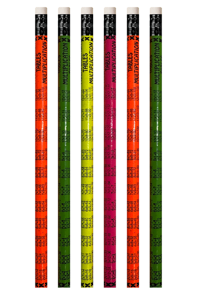 Multiplication Pencils - Box of 100