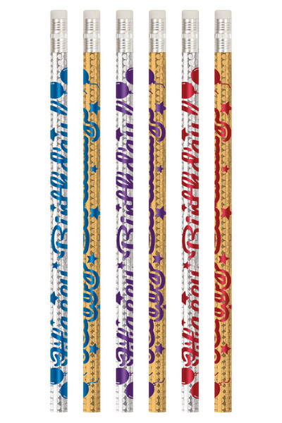 Birthday Bonanza - Pencils (Box of 100)