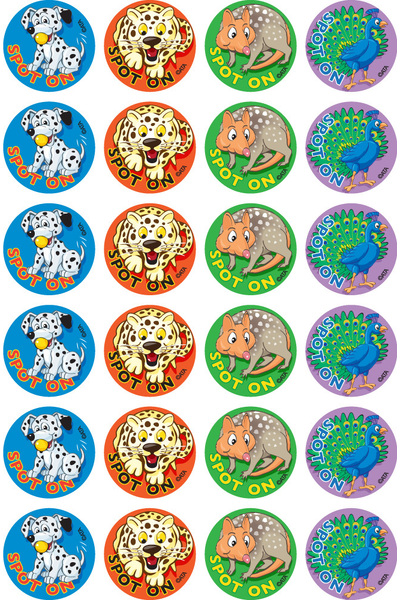 Spot On Merit Stickers (Previous Design)