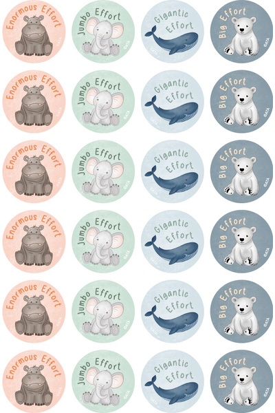 Great Effort - Merit Stickers (Pack of 96)