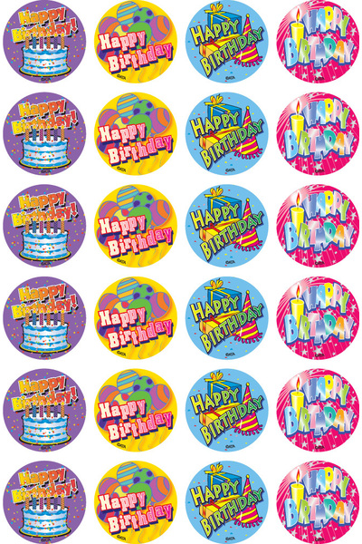 Birthday Merit Stickers (Previous Design)