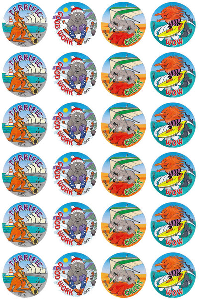 Australiana Merit Stickers (Previous Design)