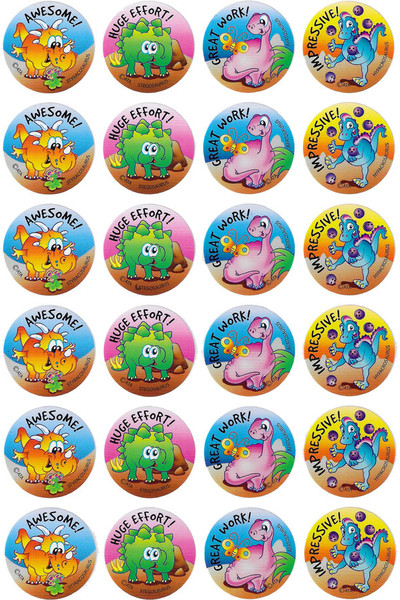 Dinosaurs Merit Stickers (Previous Design)