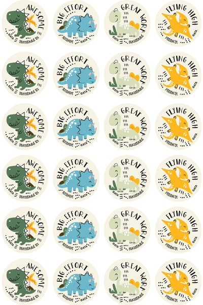 Dinosaurs - Merit Stickers (Pack of 96)