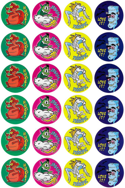 Myths & Legends Merit Stickers
