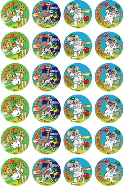 Australian Cricket Merit Stickers