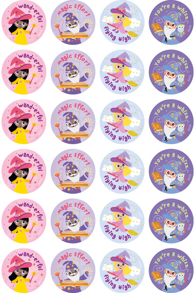 Witches & Wizards - Merit Stickers (Pack of 96)
