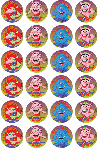 Monsters & Ogres Merit Stickers (Previous Design)