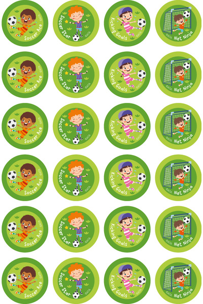Soccer/Football - Extracurricular Stickers (Pack of 96)