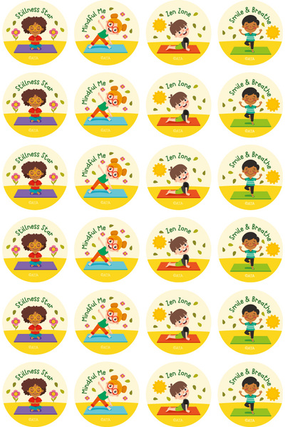 Kids Mindfulness - Extracurricular Stickers (Pack of 96)