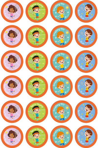 Tennis - Extracurricular Stickers (Pack of 96)