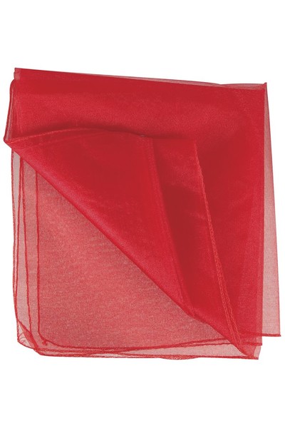 Poly Organza - Red