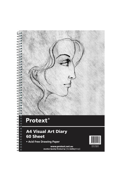 Protext A4 Visual Art Diary - 60 Sheets