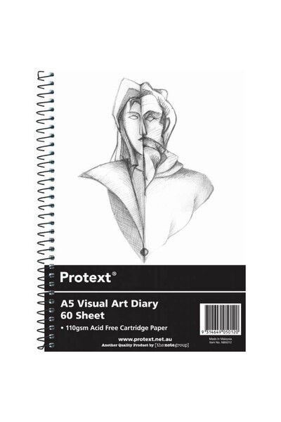 Protext A5 Visual Art Diary - 60 Sheets