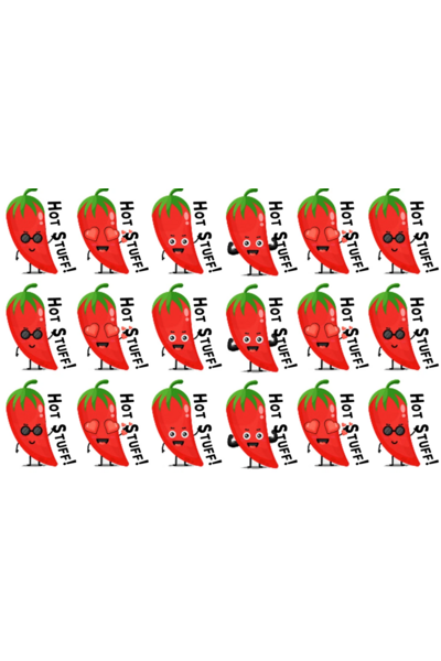 Hot Stuff Reward Stickers