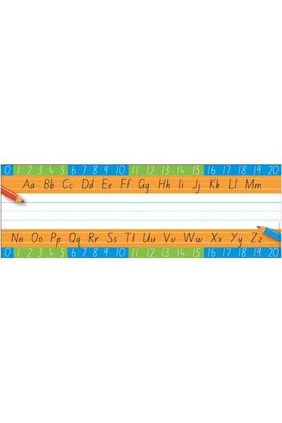 Alphabet NSW Foundation Font Restickable Name Plate