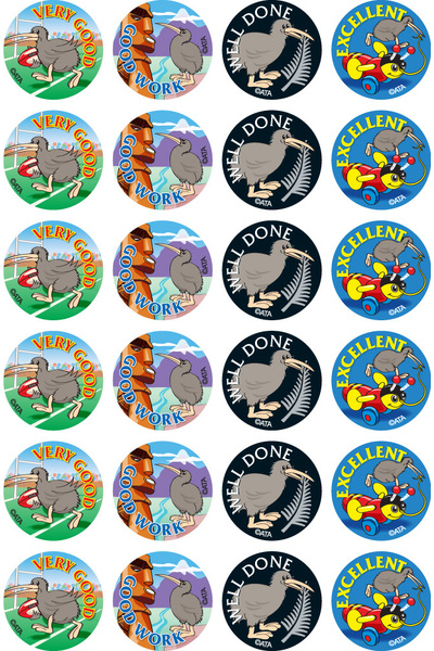 New Zealand Design Merit Stickers