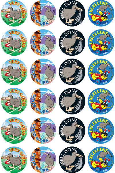 New Zealand Design Merit Stickers