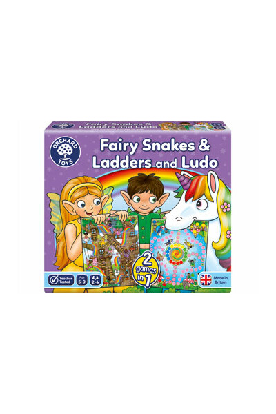 Orchard Toys - Fairy Snakes & Ladders and Ludo