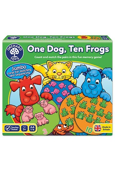 Orchard Toys - One Dog, Ten Frogs
