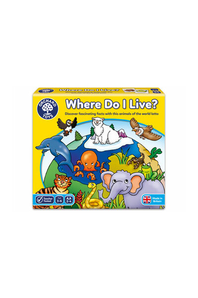 Orchard Toys - Where Do I Live? Lotto