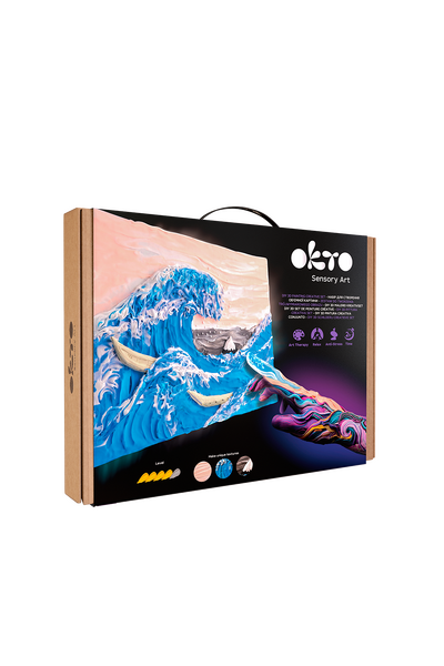 Okto Sensory Art Creative Set: Big Wave in Kanawaga