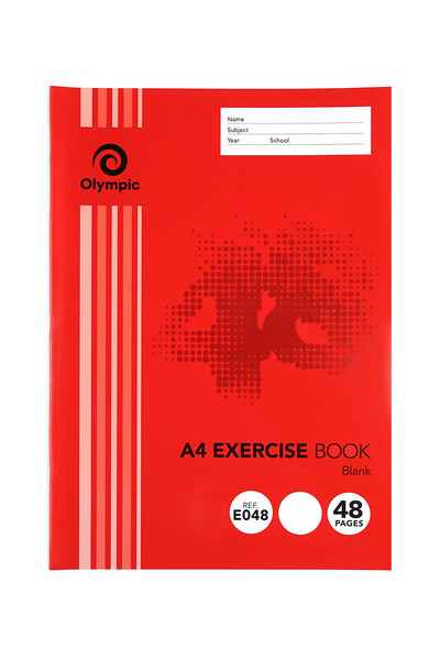 Olympic Exercise Book - 48pg A4 Unruled