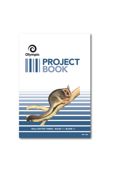 Olympic Project Book - 335x240mm 18mm Dotted-Thirds: 24pg (Pack of 10)