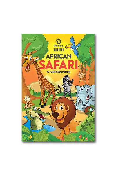 Olympic Scrapbook - African Safari 80gsm 335x240mm: 72pg (Pack of 10)