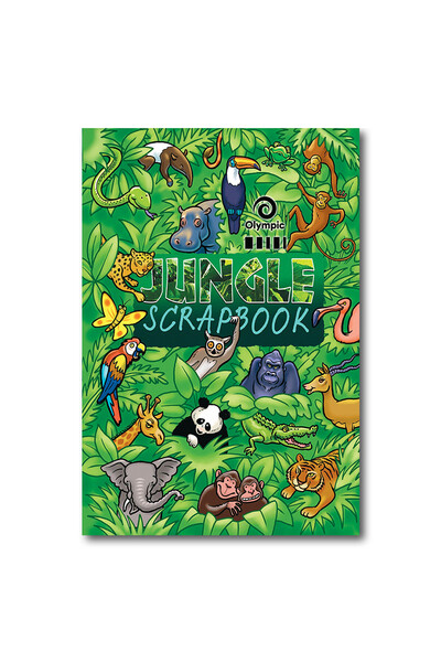 Olympic Scrapbook - Jungle 60gsm 335x240mm: 64pg (Pack of 10)